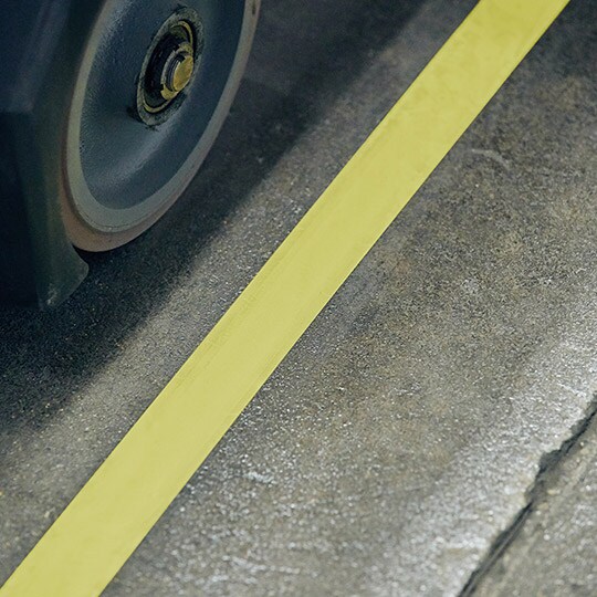 3M 471 Floor Tape on facility floor