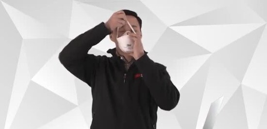 Tips for using a 3M™ Flat-Fold Filtering Facepiece Respirator 9210+
