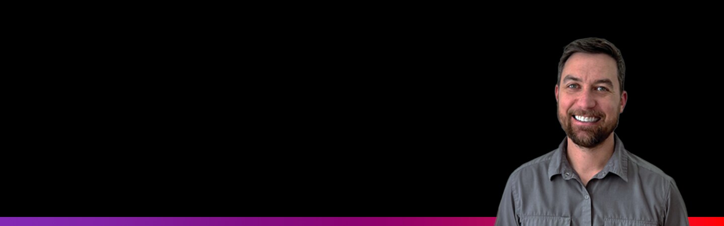 顯示研磨產品應用工程師 Nick Richardson 的大型橫幅
