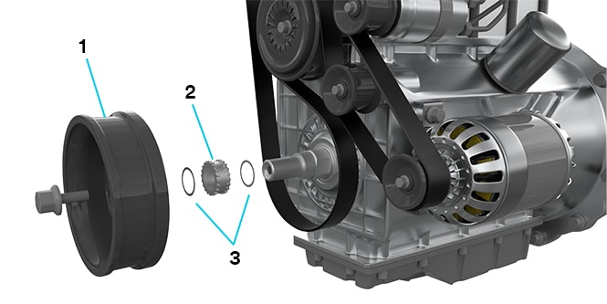 Friction shim application for an ICE (internal combustion engine)
