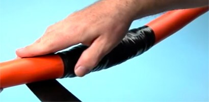 使用3M Scotch電纜被覆用修護膠來修復工業用電纜
