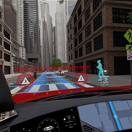 汽車平視顯示器 （HUD） 視頻