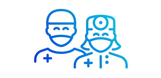 doctor and nurse icon
