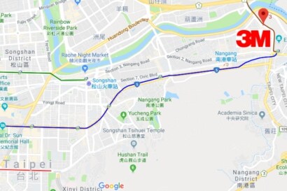 3M 公司地址與交通地圖