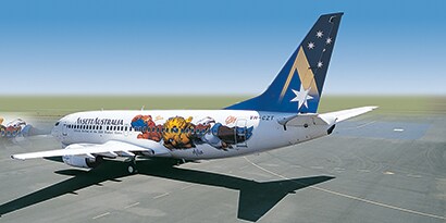 飛機機體廣告包膜
