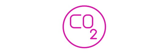 CO2 gas icon
