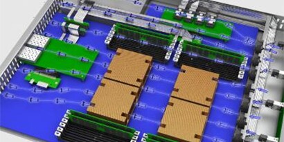 3M Twin Axial 高頻傳輸線組件可提供優良的佈線率(Routability)
