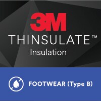3M(TM) Thinsulate(TM) 新雪麗(TM) 保溫棉─鞋用保溫棉 (Footwear Type B)