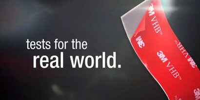 3M VHB膠帶具備優良的抗落摔特性
