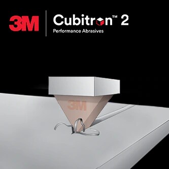 3M Cubitron 2 精密成形礦砂特寫影像
