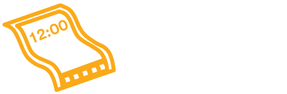 an orange icon of a flexing smart device screen to convey curved and foldable electronic surfaces.
