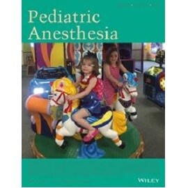 兒科麻醉領域的權威雜誌《Pediatric Anesthesia》