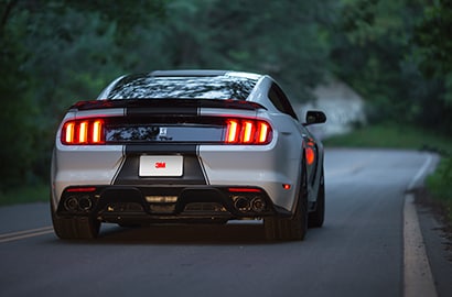 Car Wrapped with Matrix Black Wrap