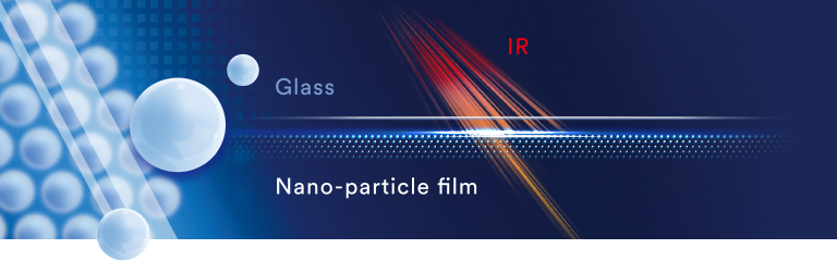 藍色背景中白色半透明球體科技感圖示展示