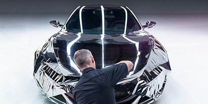 Installation of 3M film on a vehicle
