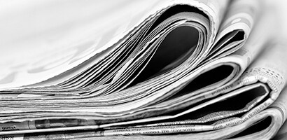 Stacks of newspapers
