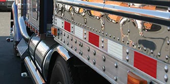 DOT Conspicuity Tape on Truck

