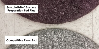 加厚的表面除污地板菜瓜布能簡化清潔程序
