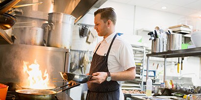 使用 3M 防滑條的樓梯
