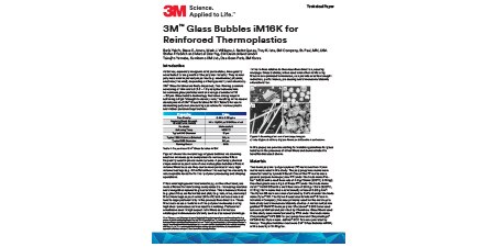技術文檔：3M™中空玻璃微球iM16K PDF
