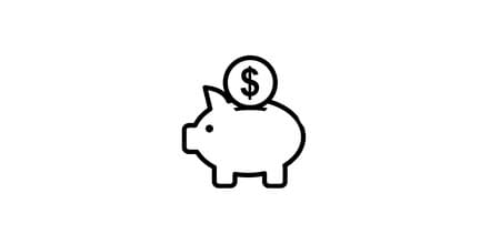 代表3M廚房管理解決方案能為您的預算創造價值的存錢筒圖示
