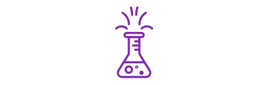reaction in flask icon
