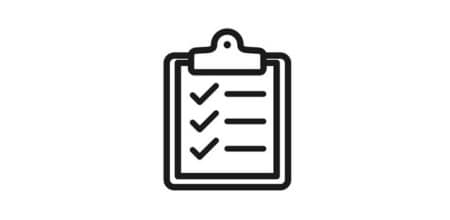 代表3M提供的速食餐廳體驗的核對清單圖示
