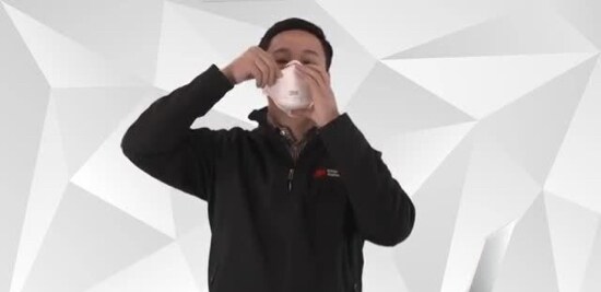 Tips for using a 3M™ Flat-Fold Filtering Facepiece Respirator 1870+
