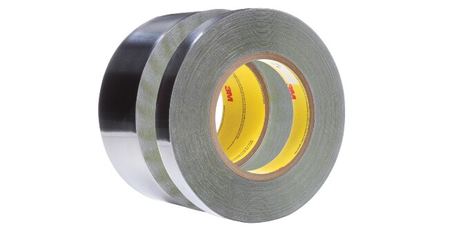 Image of two different-width rolls of 3M™ Lead Foil Tape 421
