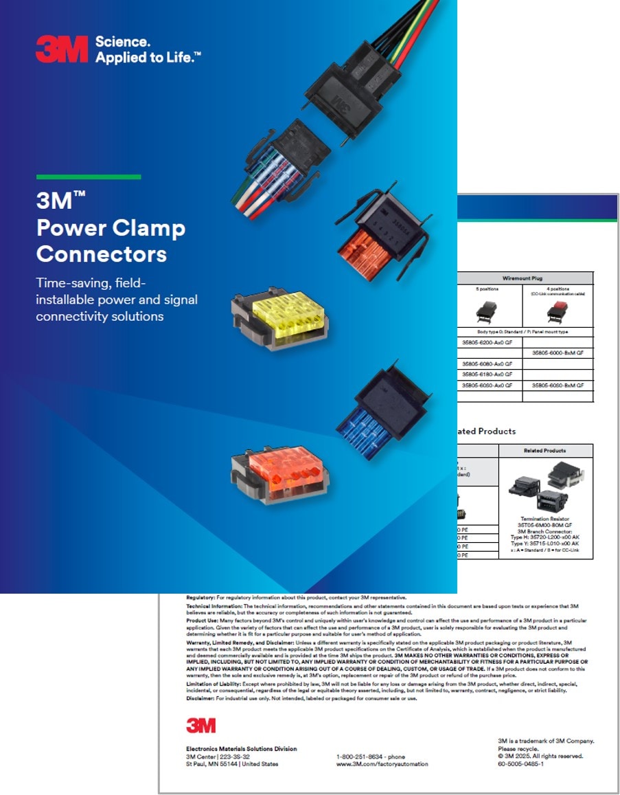 3M™ Power Clamp連接器手冊
